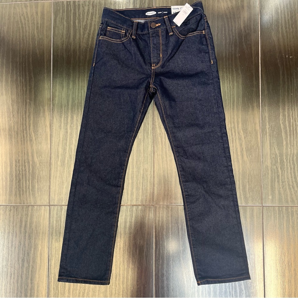 Brand New Old Navy Boys Size 10 Deep Indigo (Blue) Slim Jeans